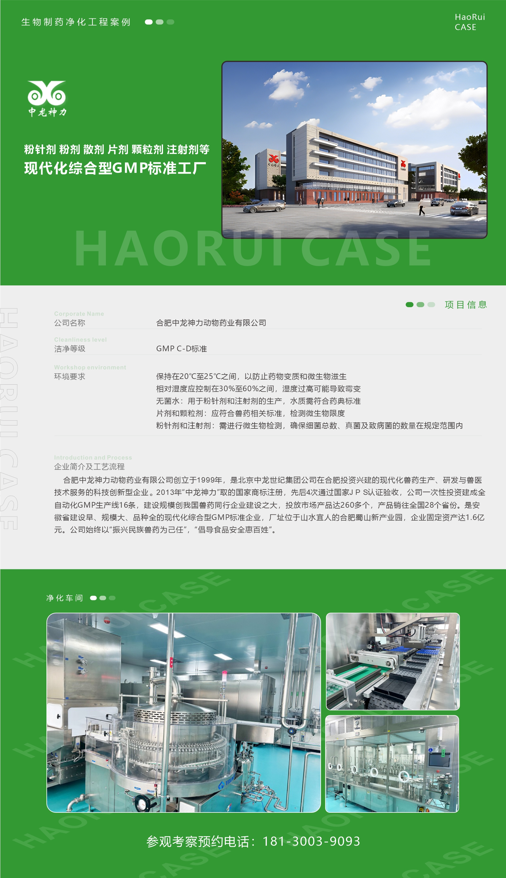 中龙神力GMP工厂装修